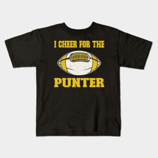 I Cheer For The Punter Kids T-Shirt